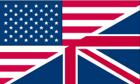 Flag USA Great Britain